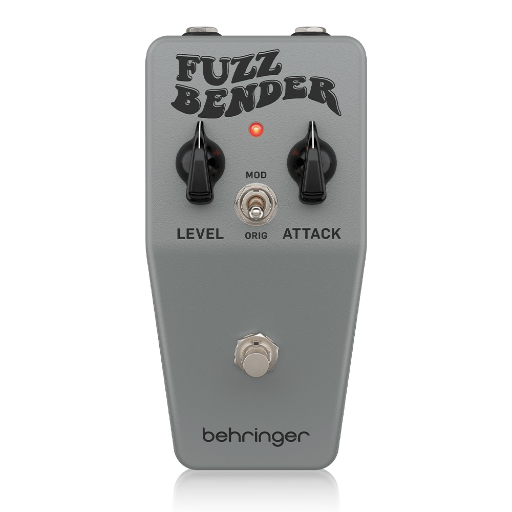 BEHRINGER FUZZ BENDER Vintage 60s Style Fuzz Pedal with Custom Bias Mod Switch 1