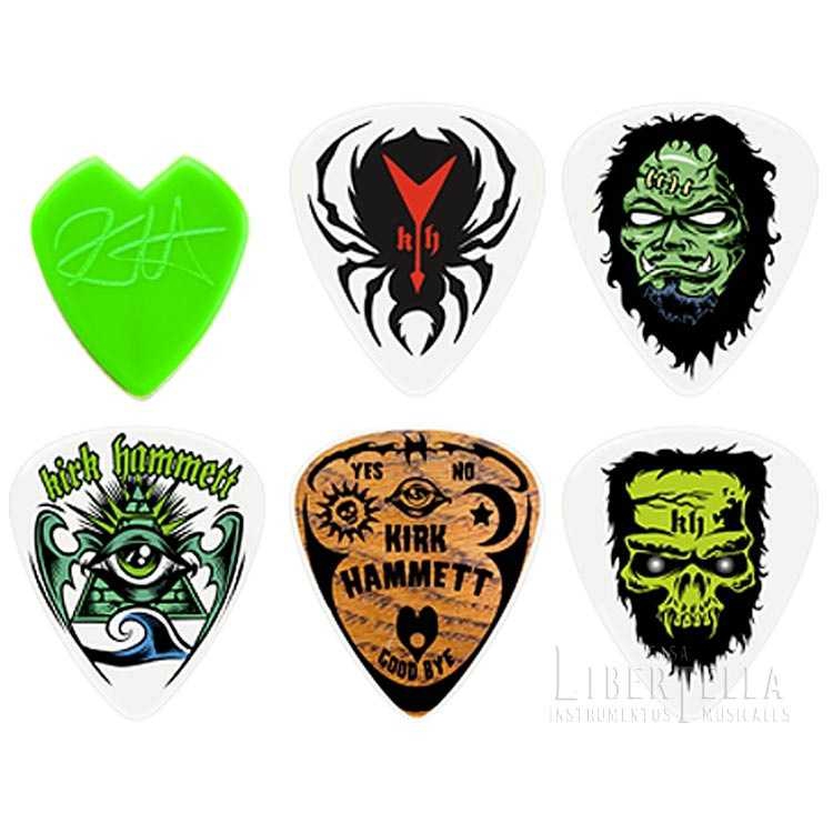 Jim Dunlop Kirk Hammett Signature 6lı Pena Seti (0.88mm) 2