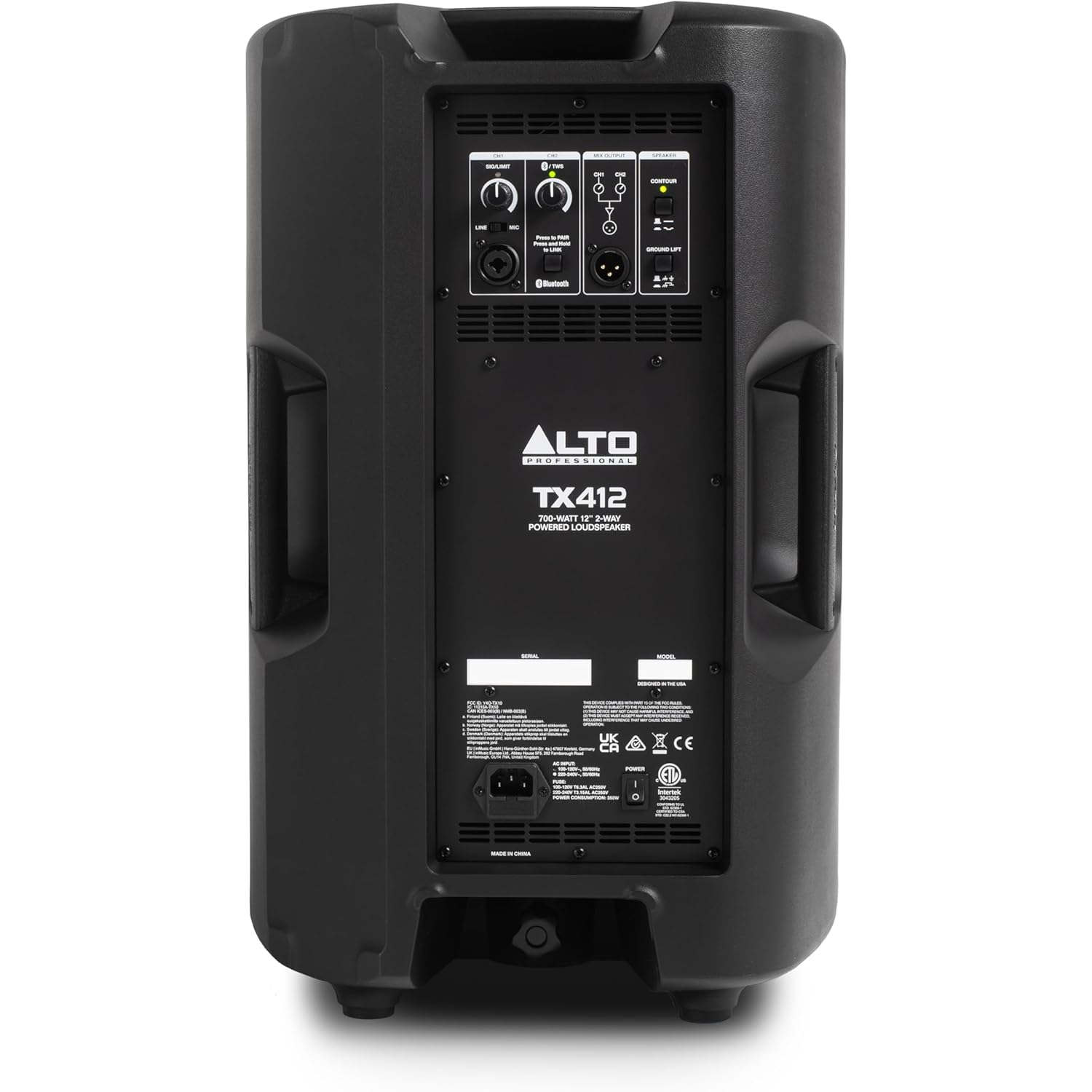 Alto Professional TX412 12" 700W Bluetooth Özellikli Aktif Hoparlör 3