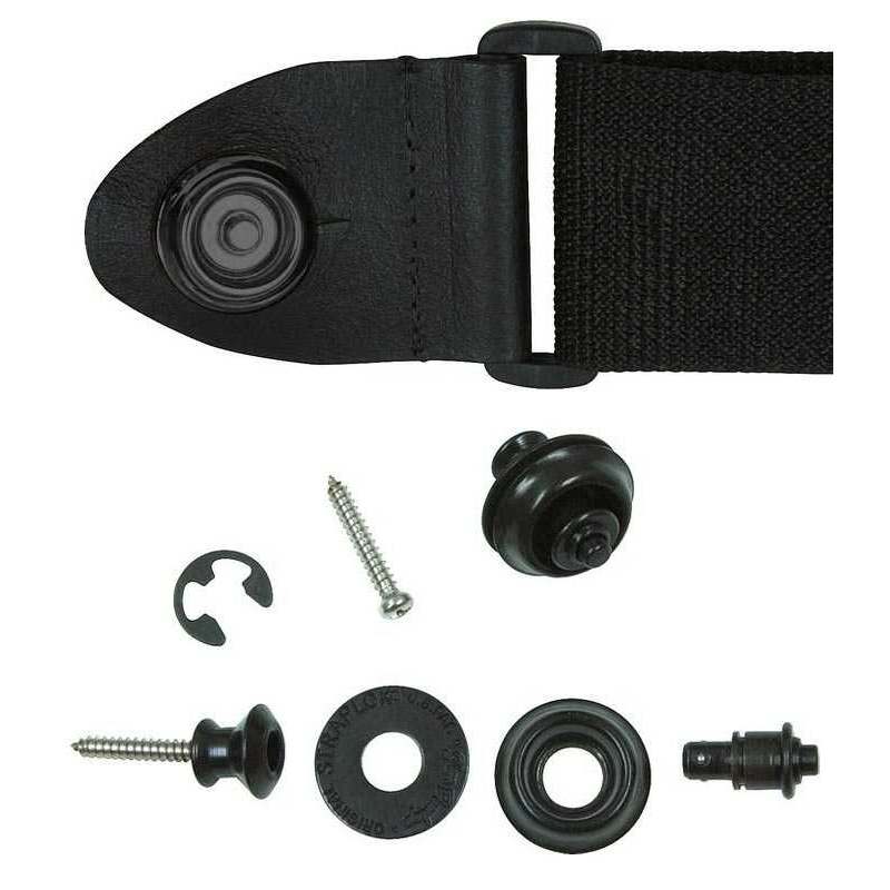 Jim Dunlop Straplok Dual Design Black Askı Kilidi 2