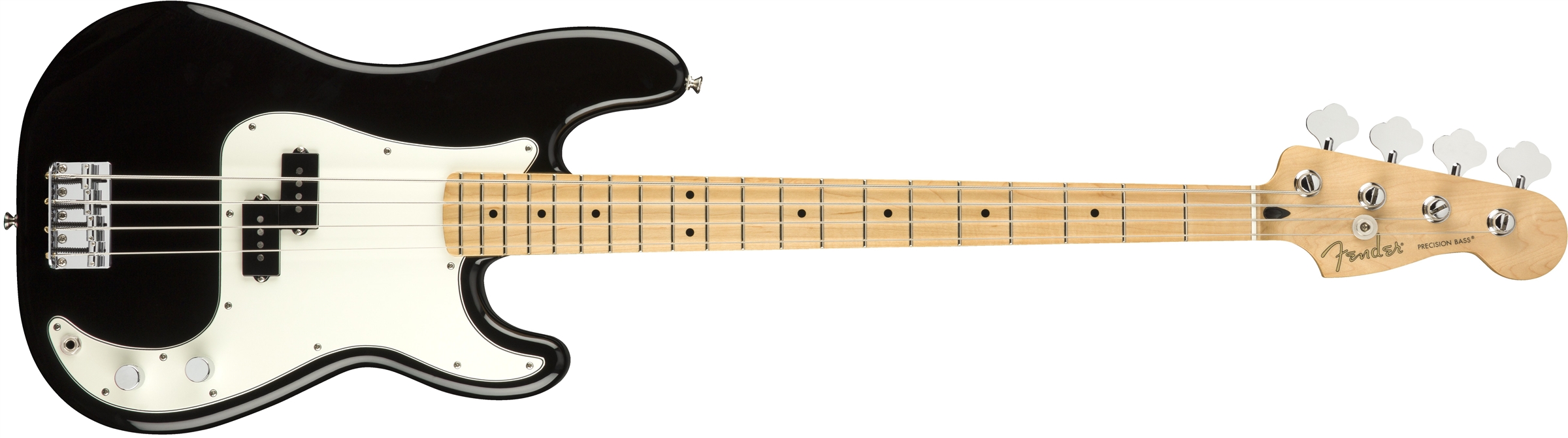 Fender Player Precision Bass Akçaağaç Klavye Black Bas Gitar 1
