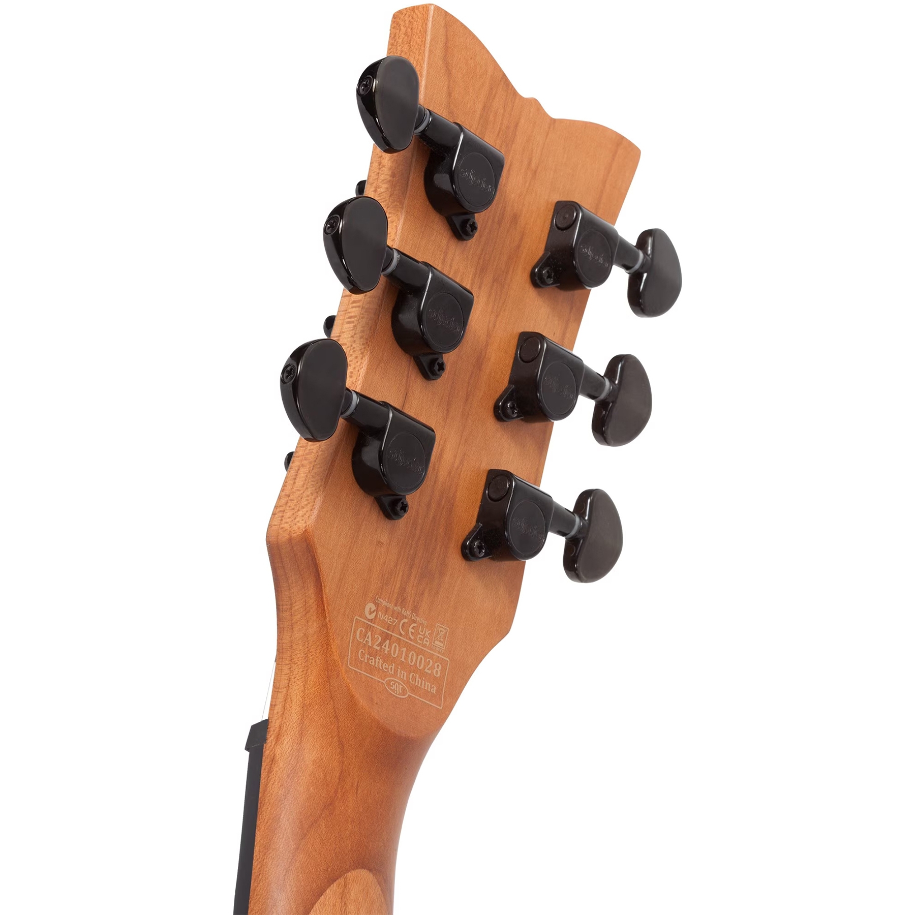 Schecter Solo-II Standard Elektro Gitar (Ocean Blue Burst Burl) 7