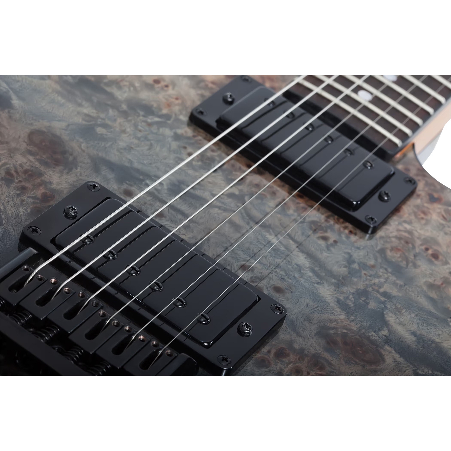Schecter PT Standard Elektro Gitar (Black Fade Burst Burl) 3