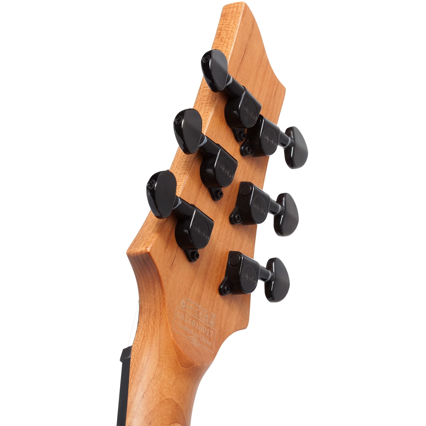 Schecter C-1 Standard Elektro Gitar (Black Fade Burst Burl) 8