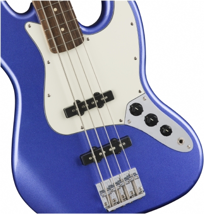 Squier Contemporary Jazz Bass Laurel Klavye Ocean Blue Metallic Bass Gitar 4