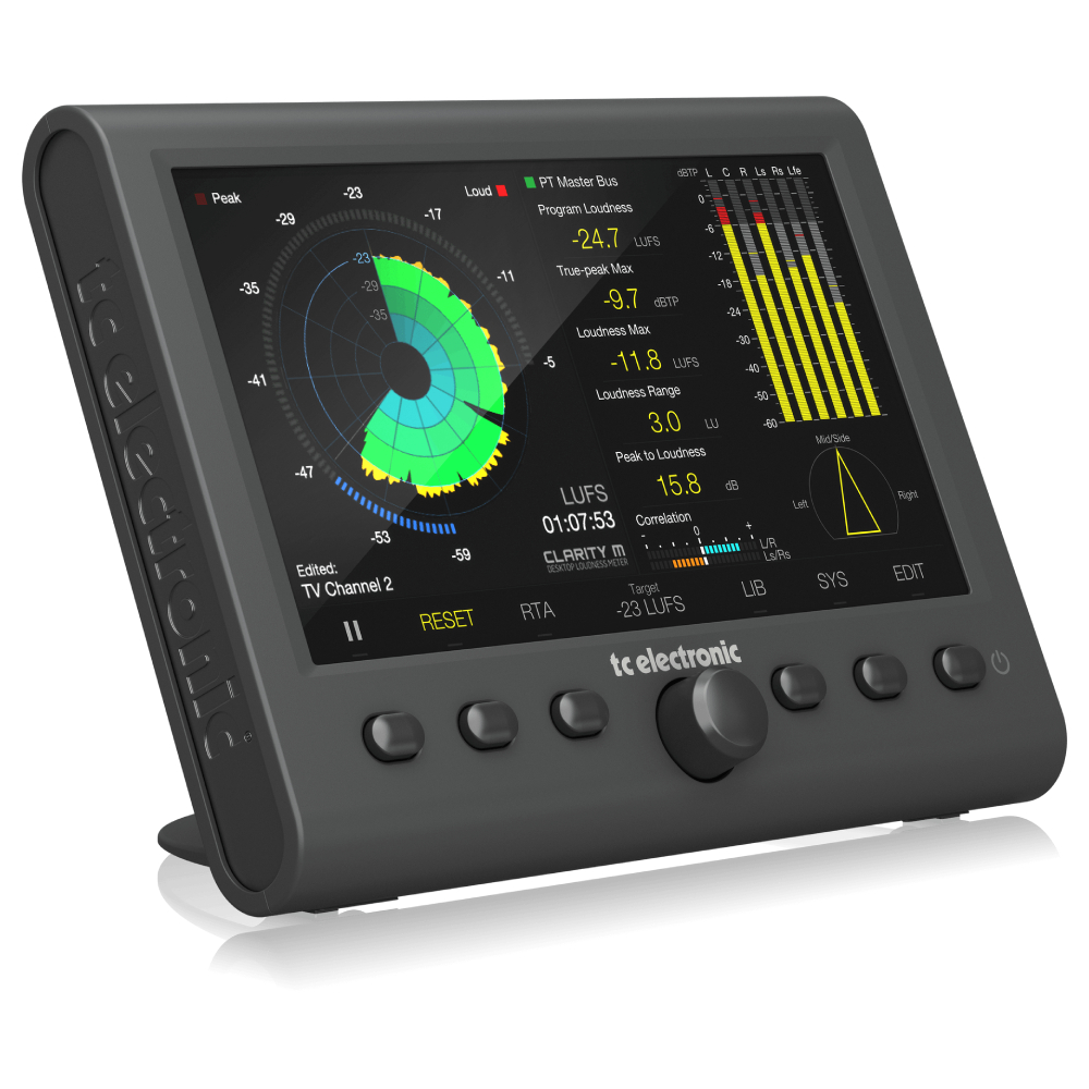 TC Electronic CLARITY M USB Bağlantılı Stereo ve 5.1 Ses Yüksekliği Ölçer 2