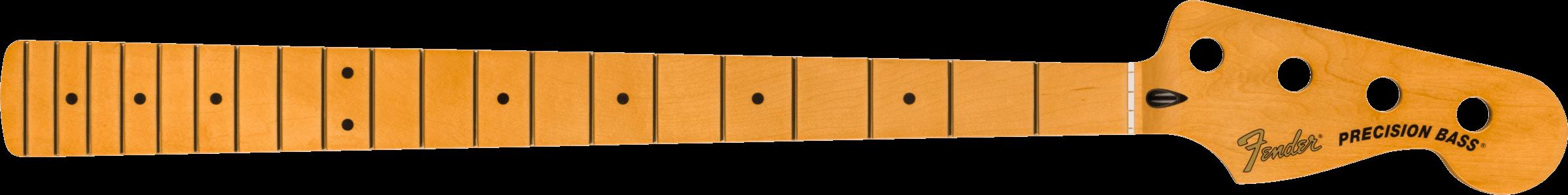Fender Precision to Jazz Bass Conversion Neck 20 Med Jumbo Frets 12 Radius Maple Sap 1