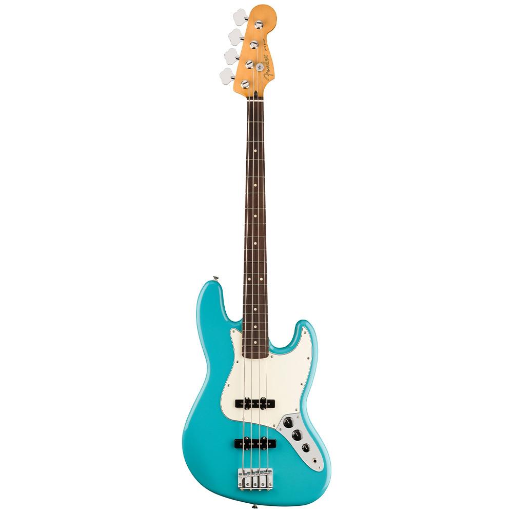 Fender Player II Jazz Bass Gülağacı Klavye Aquatone Blue Bas Gitar 1