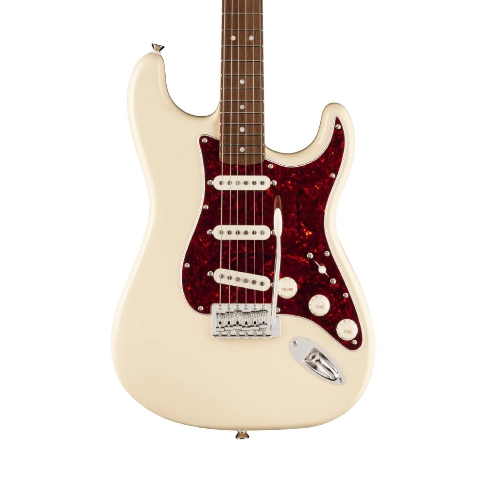 Squier Limited Edition Classic Vibe 60s Stratocaster Laurel Klavye Olympic White Elektro Gitar 3
