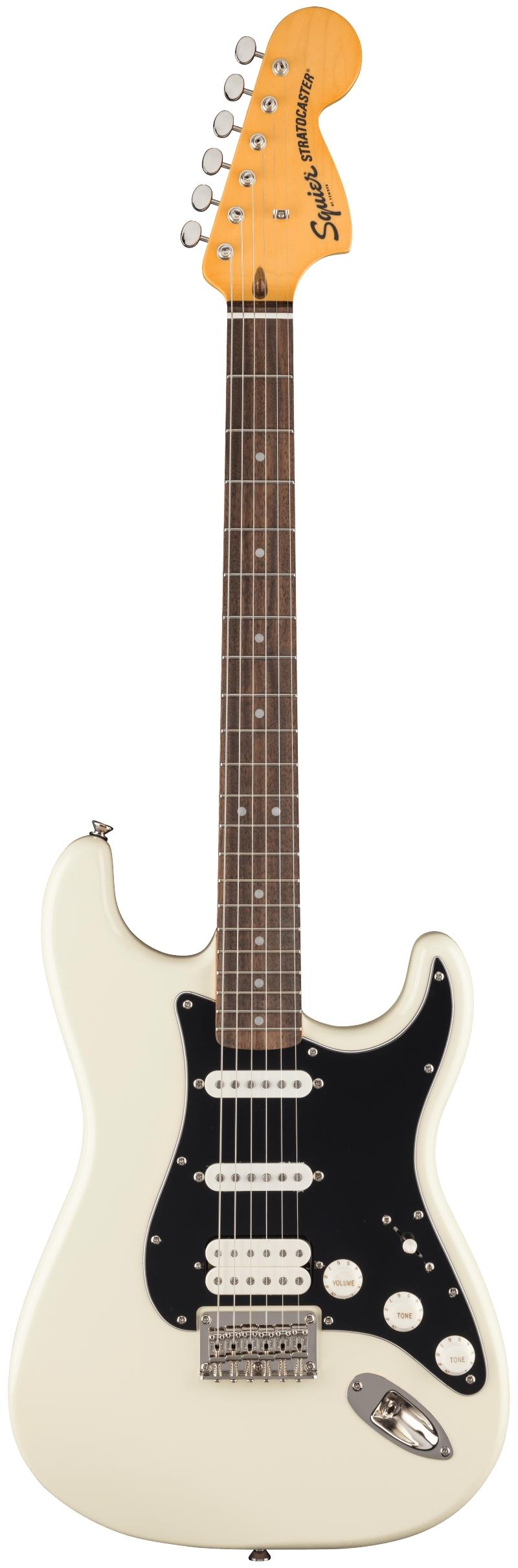 Squier Classic Vibe 70s Stratocaster Hard Tail HSS Laurel Klavye Olympic White Elektro Gitar 1