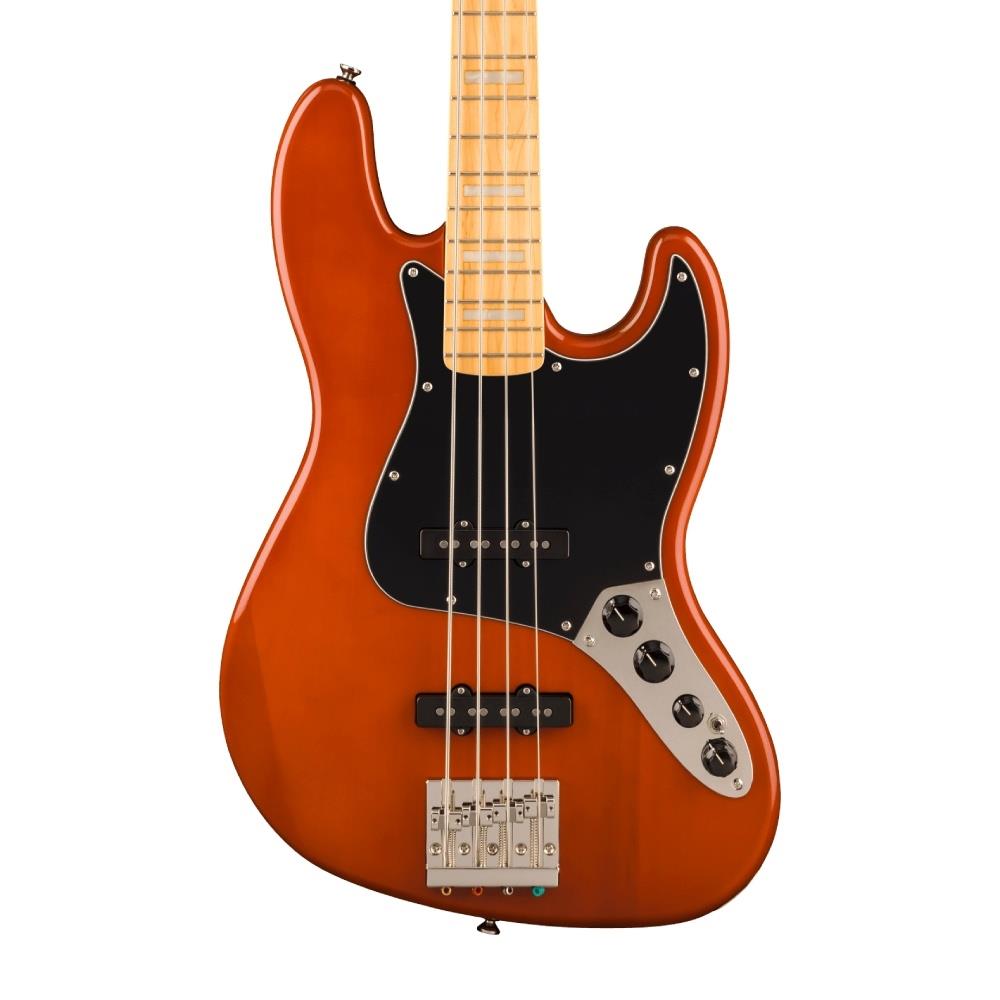 Squier Classic Vibe Active 70s Jazz Bass Akçaağaç Klavye Mocha Bas Gitar 3