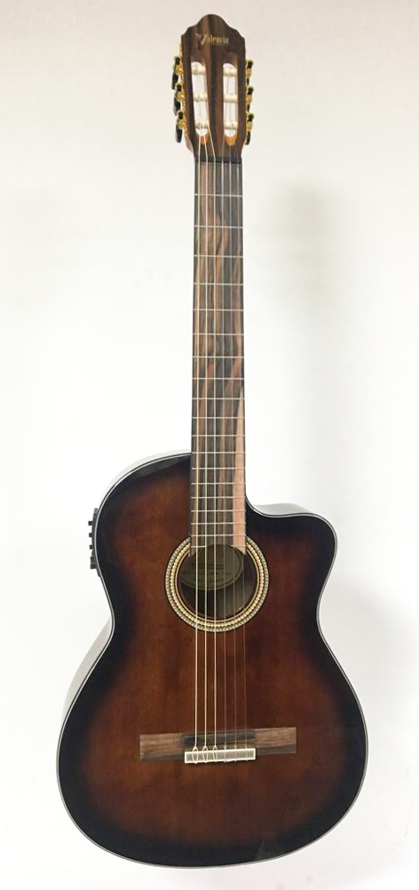 VALENCIA VC564CEBSB ELEKTRO KLASİK GİTAR, CUTAWAY, 4/4, KAHVE SUNBURST 1