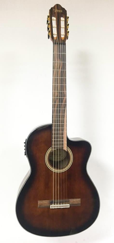 VALENCIA VC564CEBSB ELEKTRO KLASİK GİTAR, CUTAWAY, 4/4, KAHVE SUNBURST 4