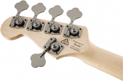 Squier Contemporary Active Jazz Bass V HH Akçaağaç Klavye Black Bas Gitar 6