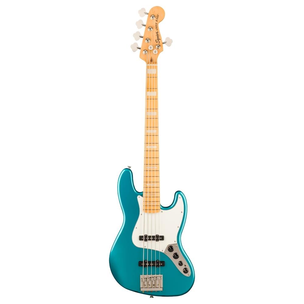 Squier Classic Vibe Active 70s Jazz Bass V Akçaağaç Klavye Ocean Turquoise 5 Telli Bas Gitar 1