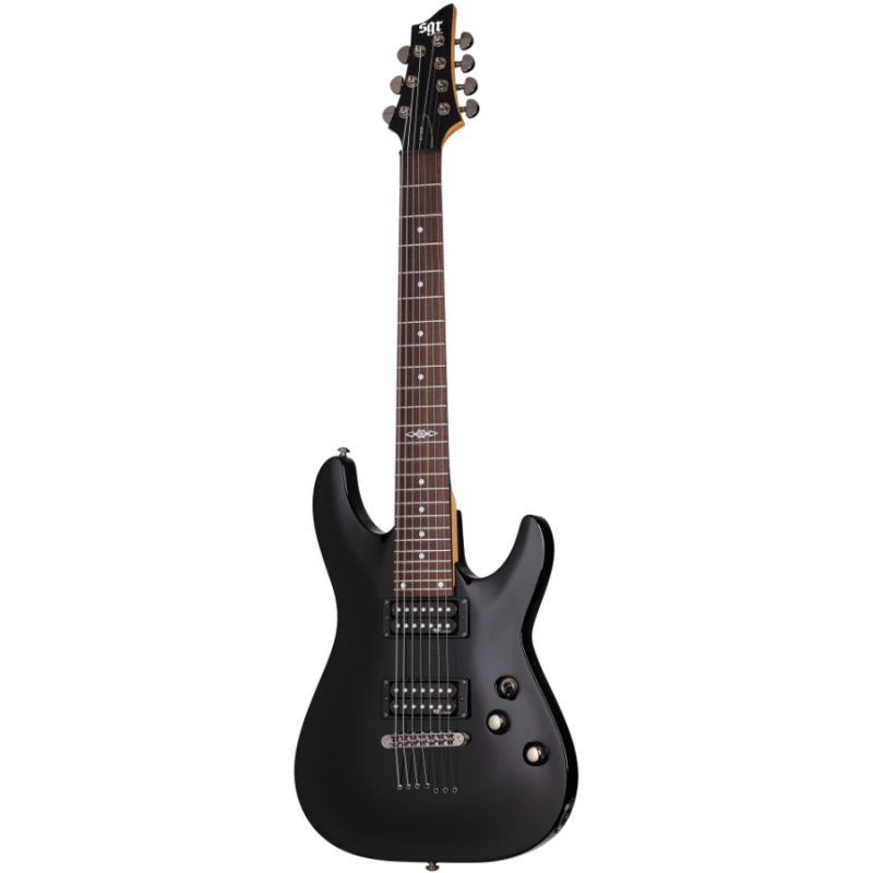 Schecter SGR C-7 Elektro Gitar (Gloss Black) 1