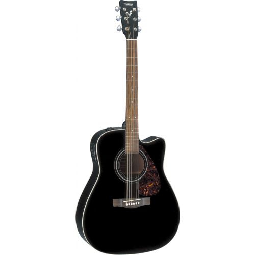 Yamaha FX370CBL Elektro Akustik Gitar (Siyah) 1