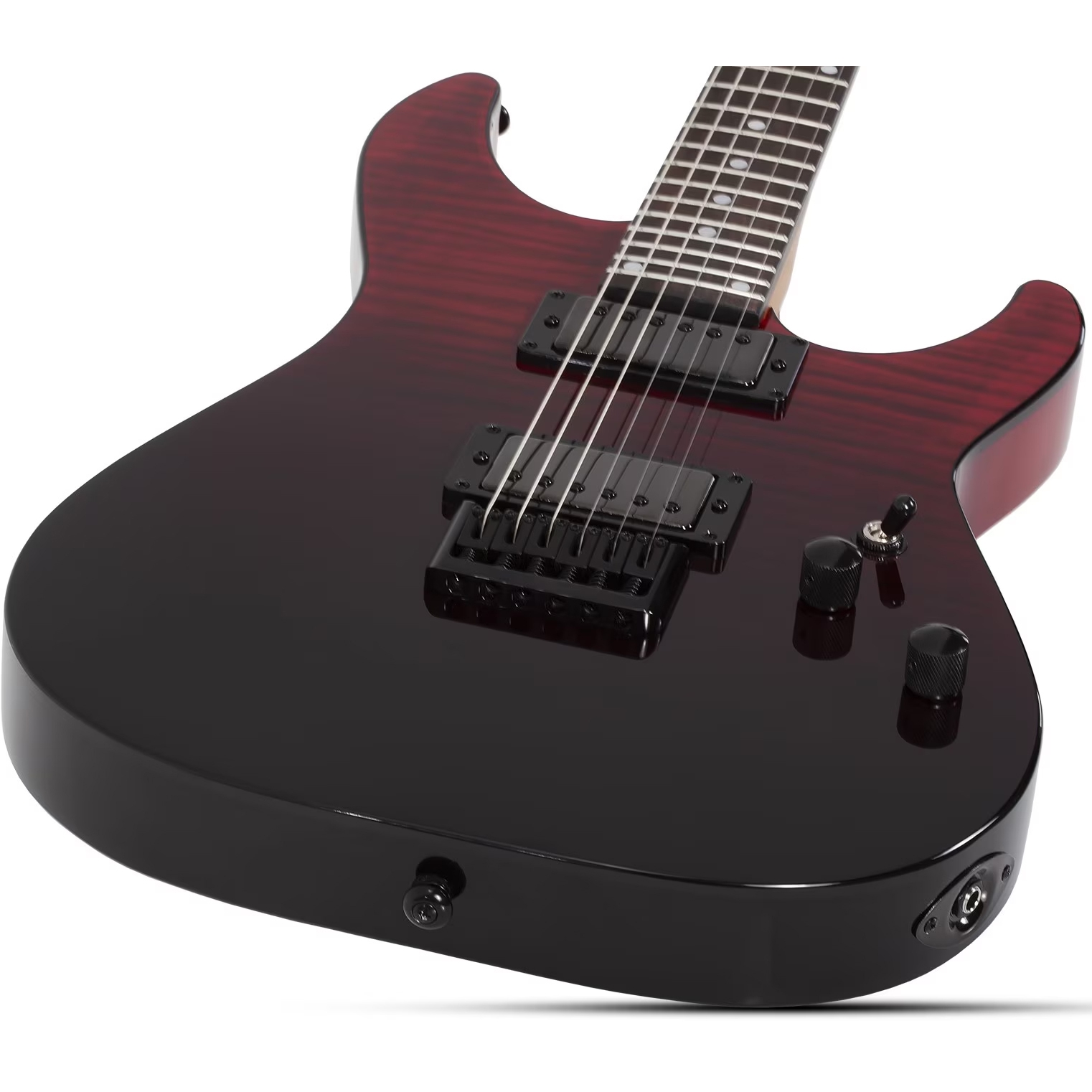 Schecter C-1 Standard Elektro Gitar (Blood Burst) 2