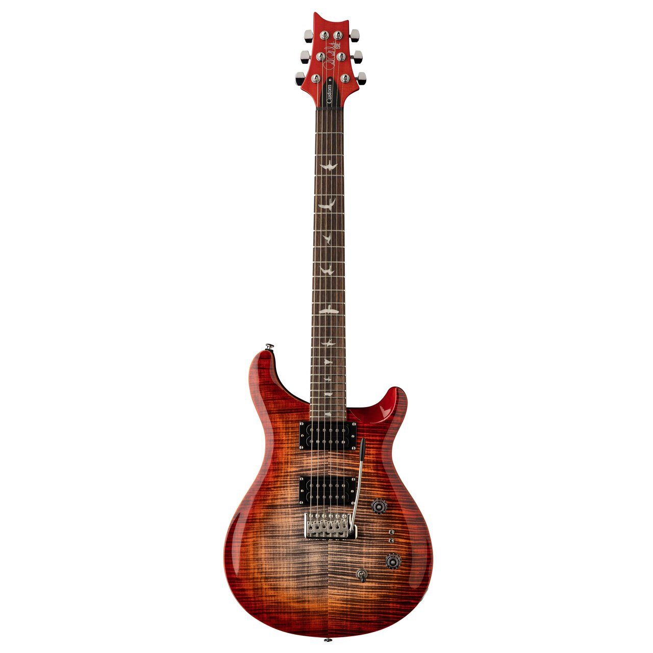 PRS SE Custom 24-08 Elektro Gitar (Charcoal Cherry Burst) 1