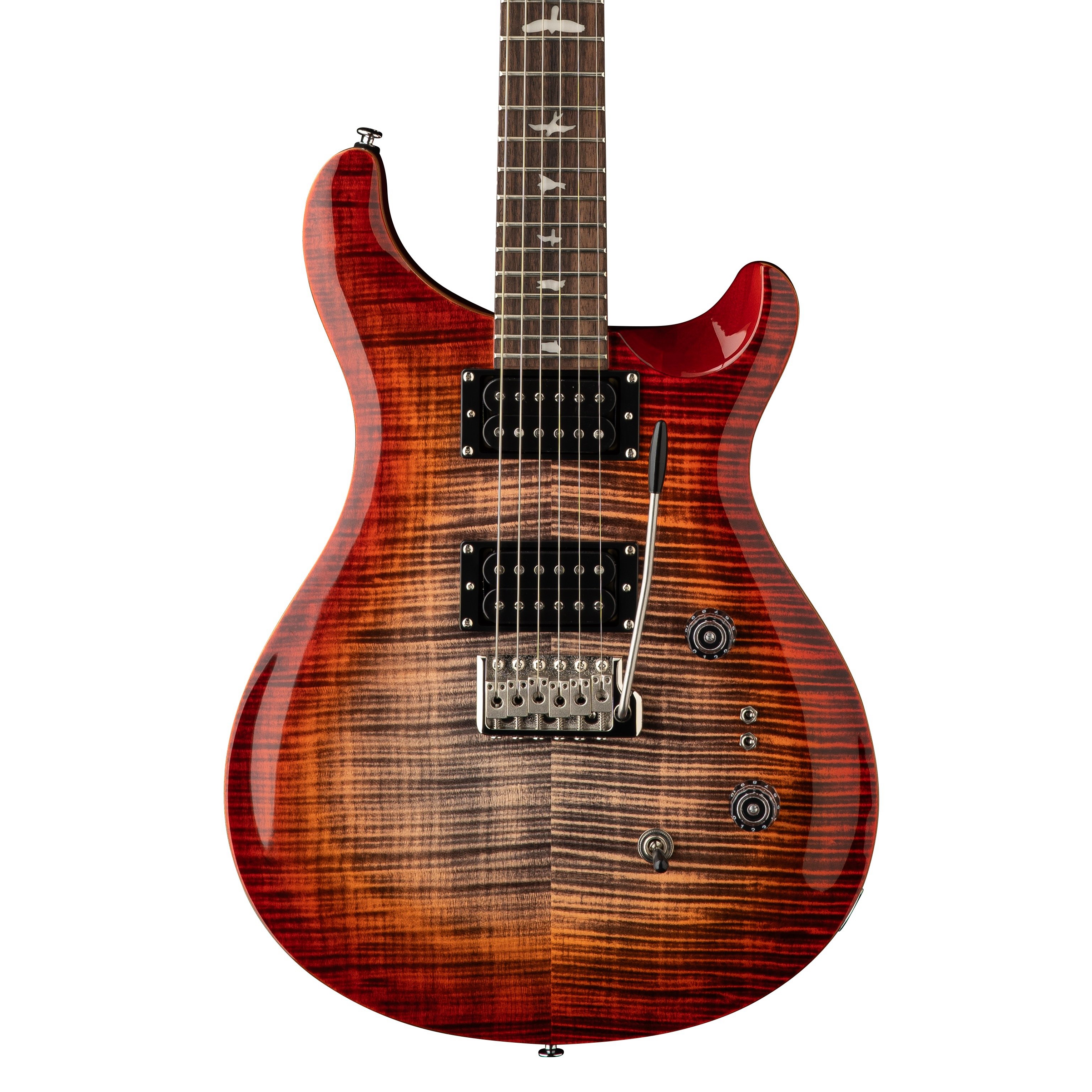 PRS SE Custom 24-08 Elektro Gitar (Charcoal Cherry Burst) 2