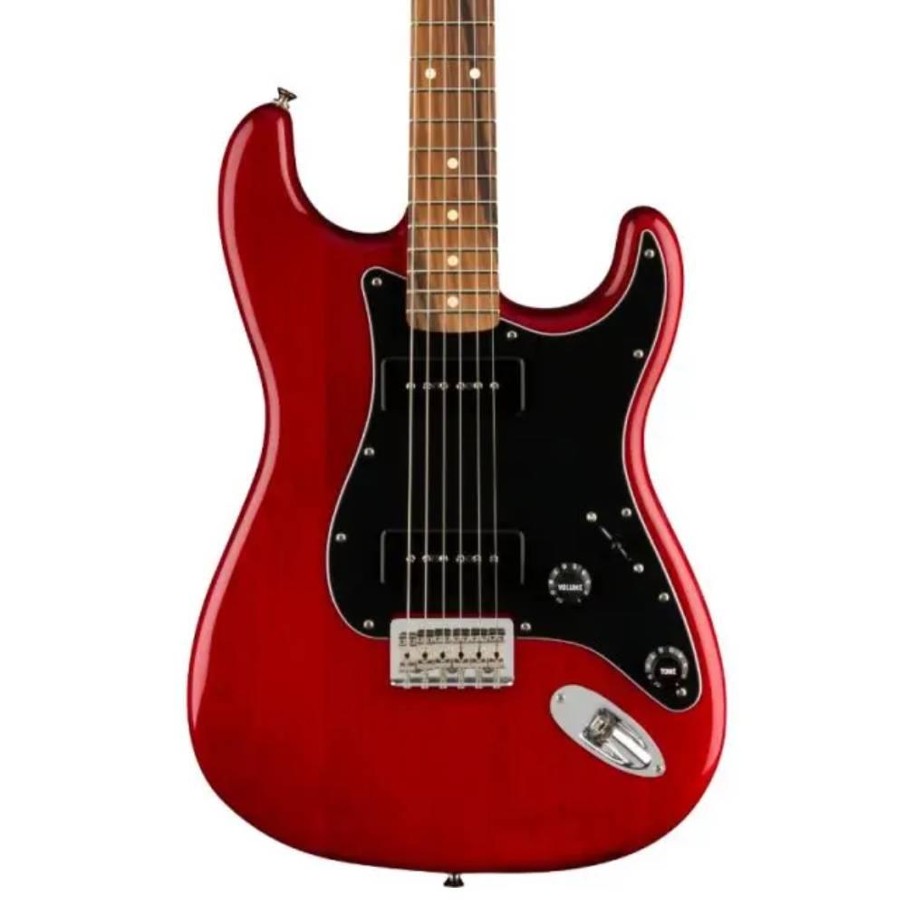 Fender Noventa Stratocaster Pau Ferro Klavye Crimson Red Transparent w/Bag Elektro Gitar 3