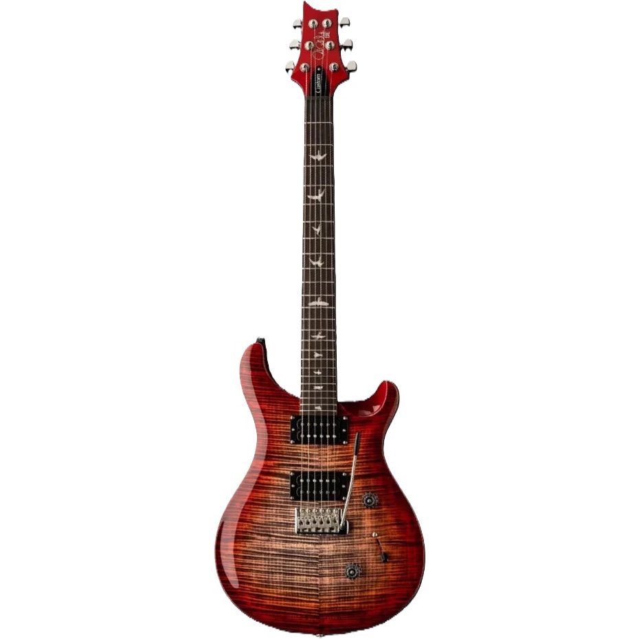 PRS SE Custom 24 Elektro Gitar (Charcoal Cherry Burst) 1
