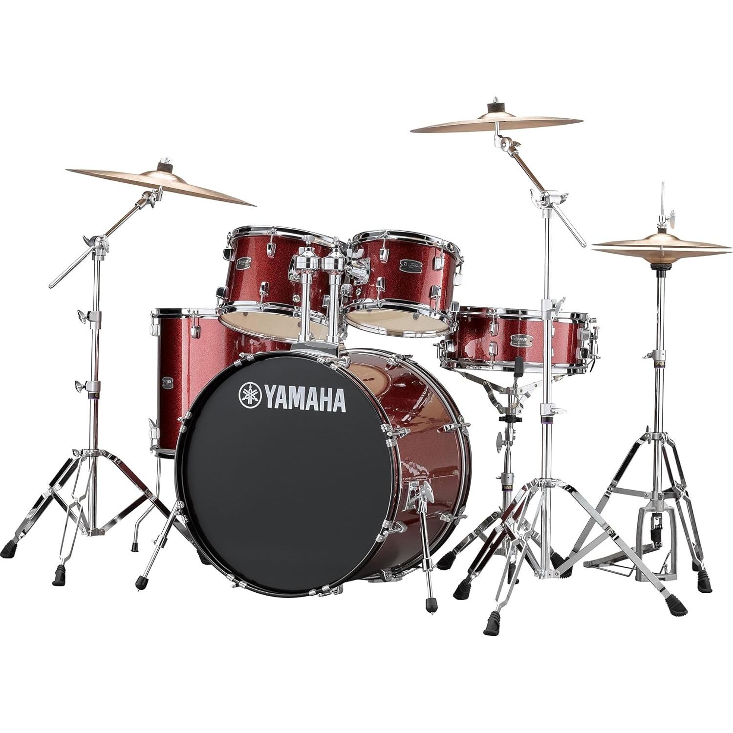 Yamaha Rydeen 22" Akustik Davul (Burgundy Glitter) 1