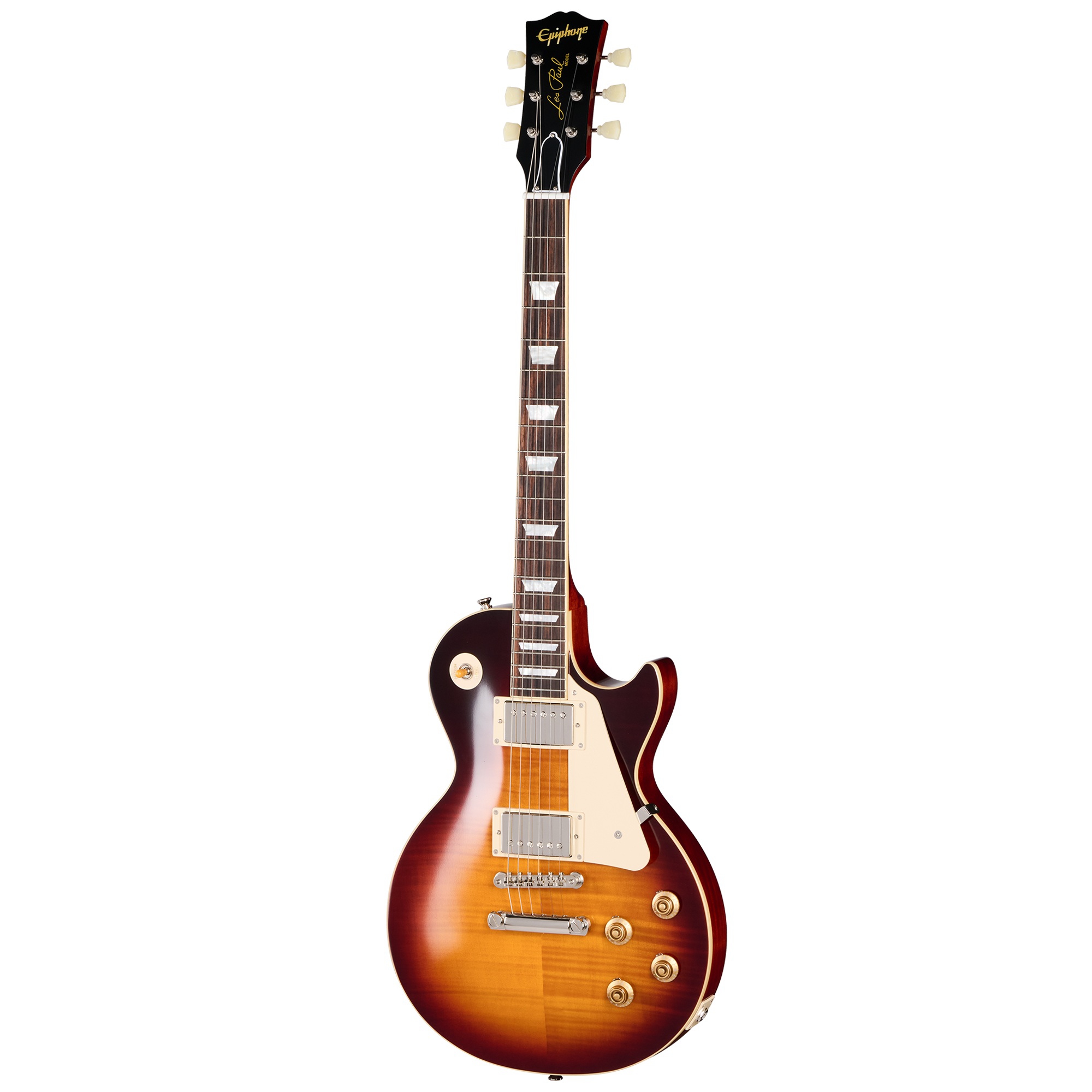 Epiphone 1959 Les Paul Standard Reissue Elektro Gitar (Washed Bourbon Burst) 1