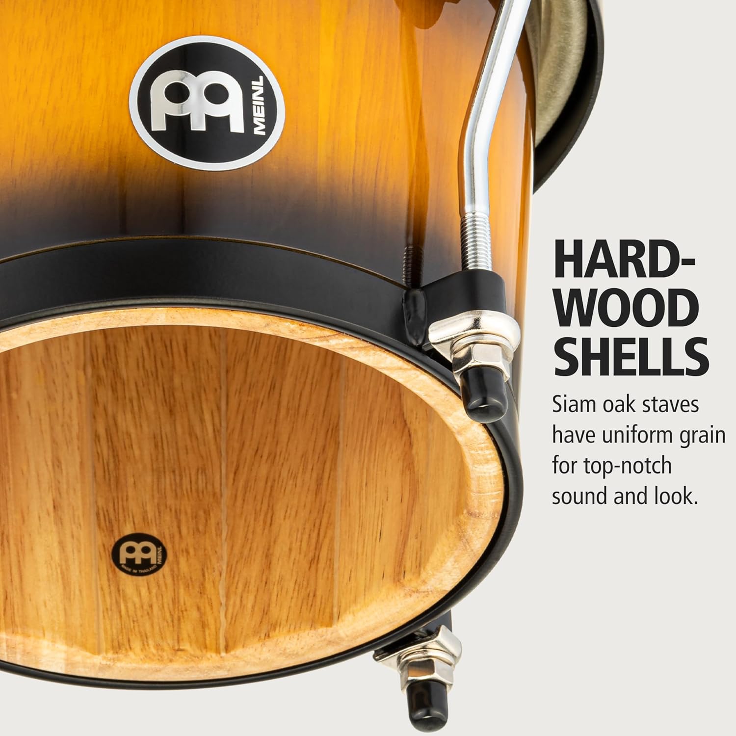 Meinl Headliner Series HB100 Wood 6.75"/8" Bongo Set 3