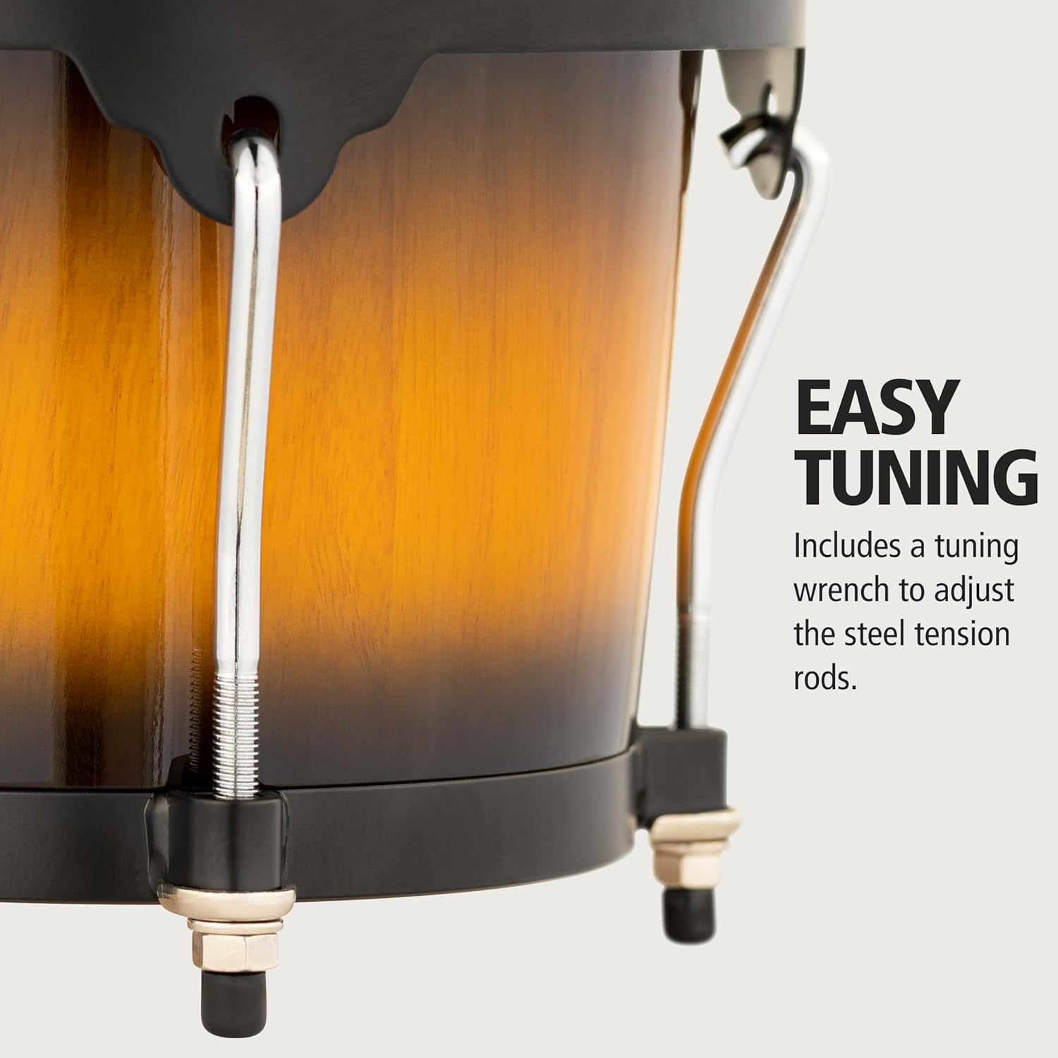 Meinl Headliner Series HB100 Wood 6.75"/8" Bongo Set 5