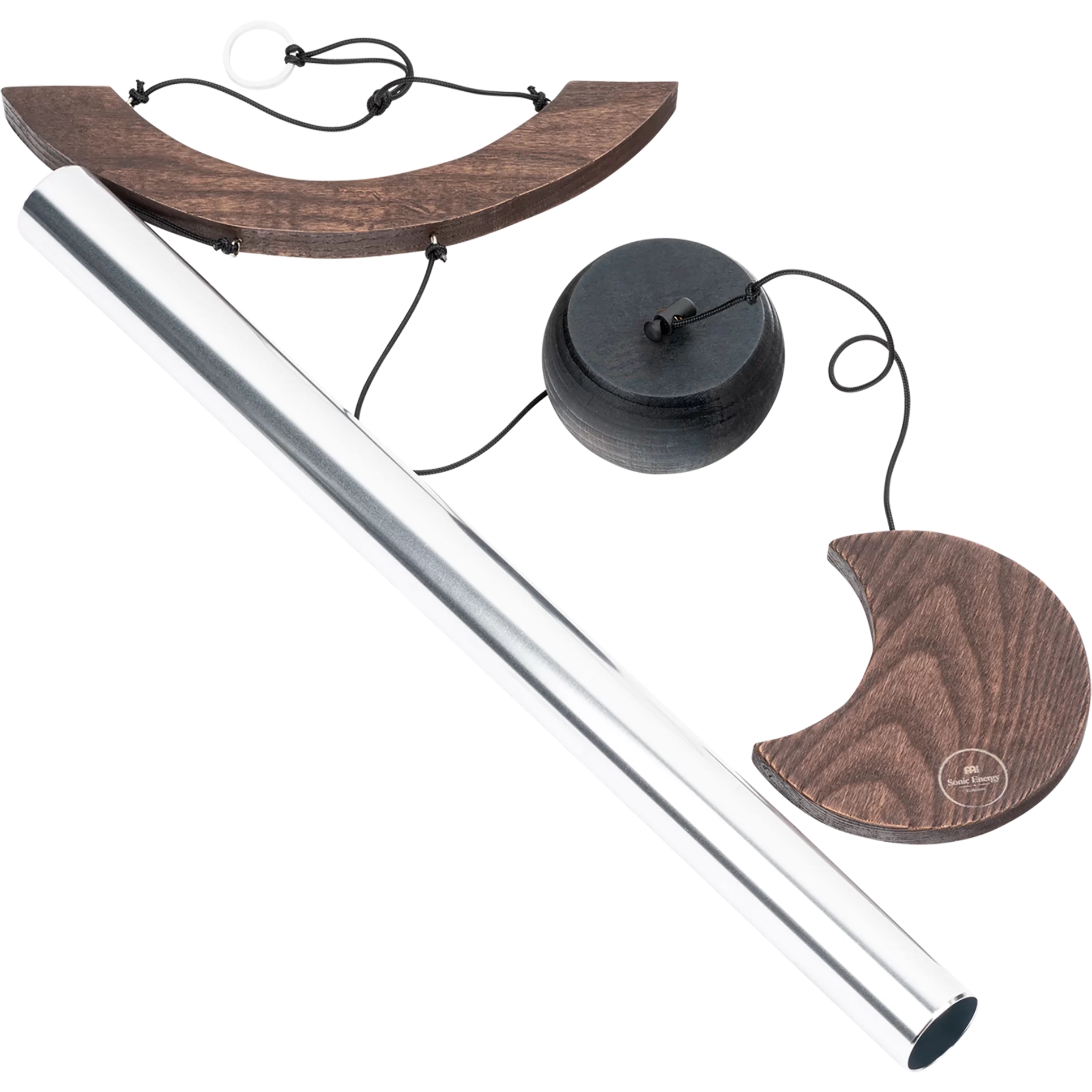 Meinl Sonic Energy MMC35S Ay Sembollü Meditation 35'' Kavisli Chime (Gümüş) 2