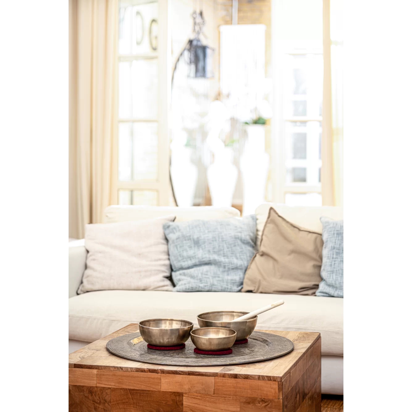 Meinl Sonic Energy SB-E-3100 Energy Therapy Singing Bowl Set 700/1000/1400G (3 Parça) 7