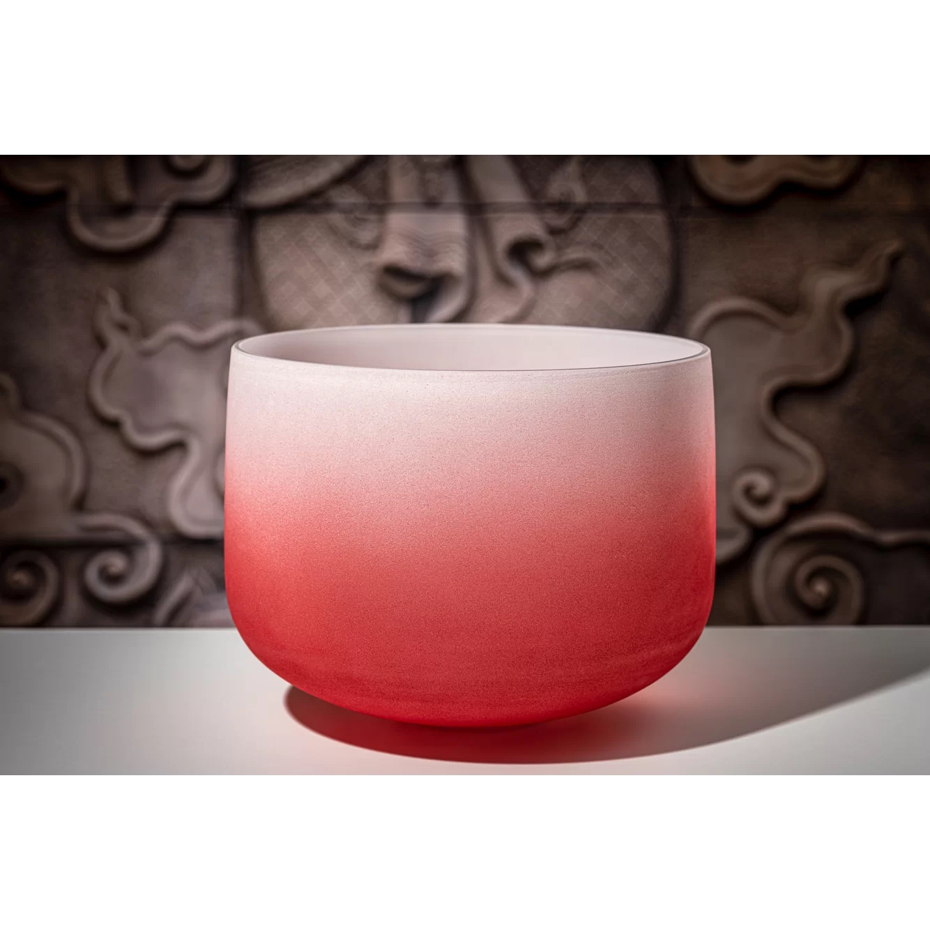 Meinl Sonic Energy CSBC14C Root Chakra 14’’ Crystal Singing Bowl Note C4 (Color Frosted Red) 2
