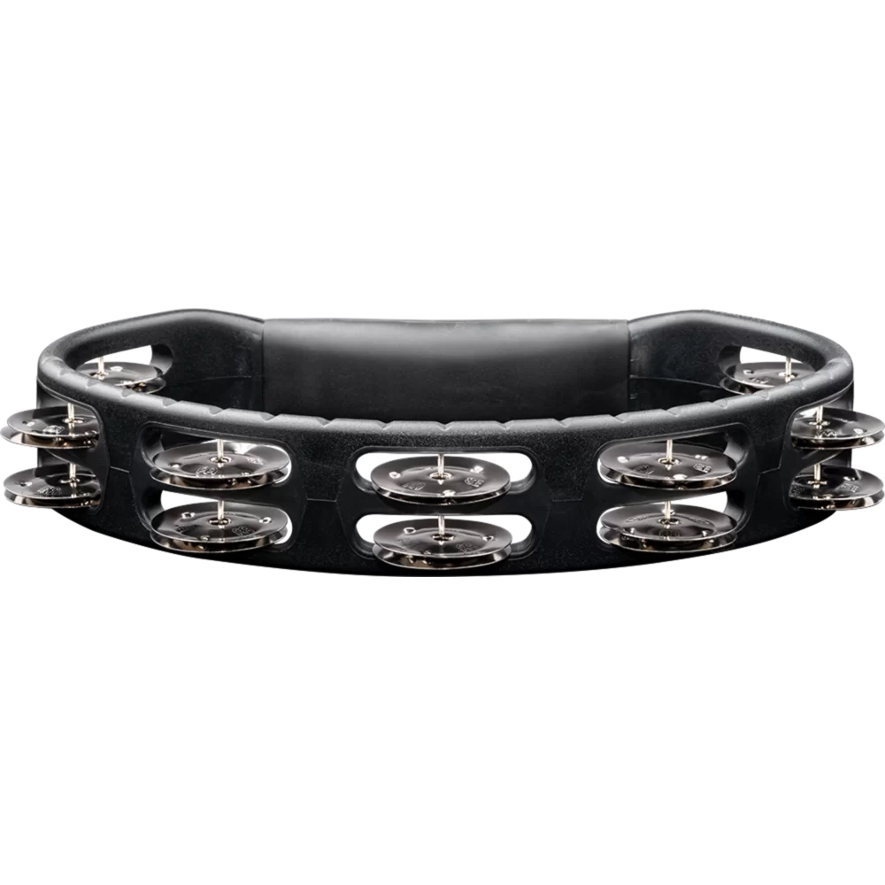 Meinl HTMT1BK ABS Plastic Stainless Steel Jingles 2 Row Tamburin (Siyah) 4