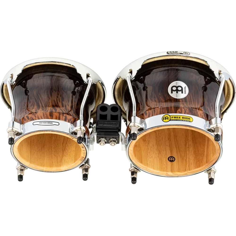 Meinl FWB400BB Free Ride Series 7''/ 8.5'' Bongo Set (Brown Burl) 4