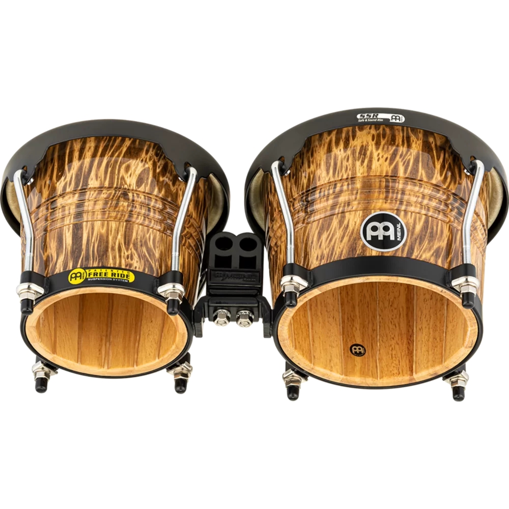 Meinl FWB190LB Marathon Designer Series 6.75" / 8" Bongo Set (Leopard Burl) 4