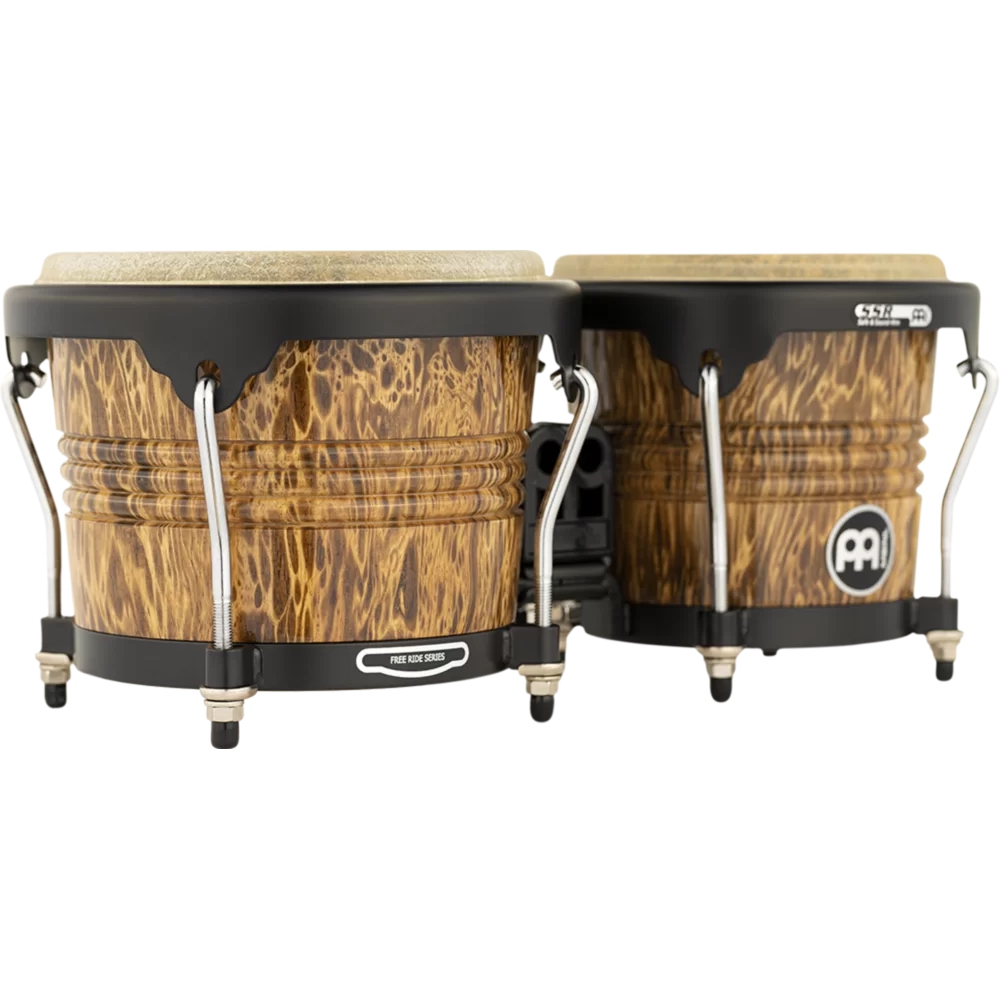 Meinl FWB190LB Marathon Designer Series 6.75" / 8" Bongo Set (Leopard Burl) 5
