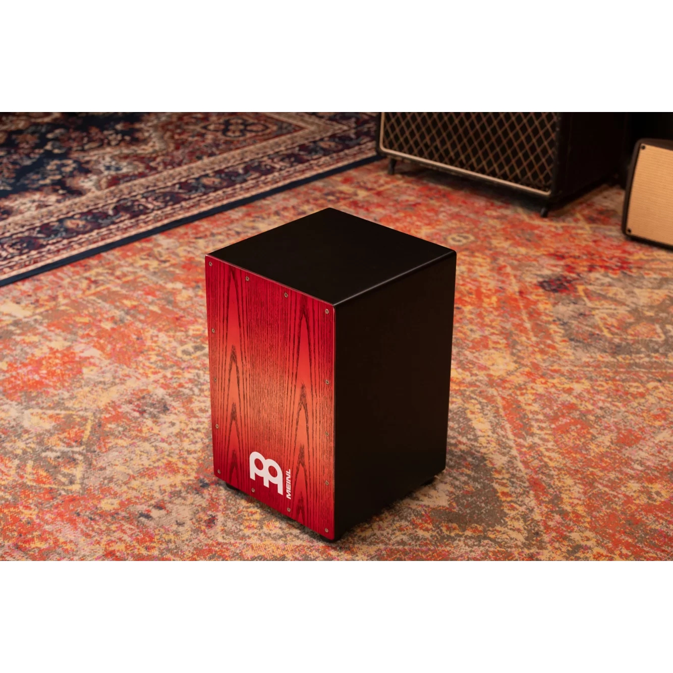 Meinl MCAJ100BK-TRF Frontplate Cajon (Tango Red Fade) 8