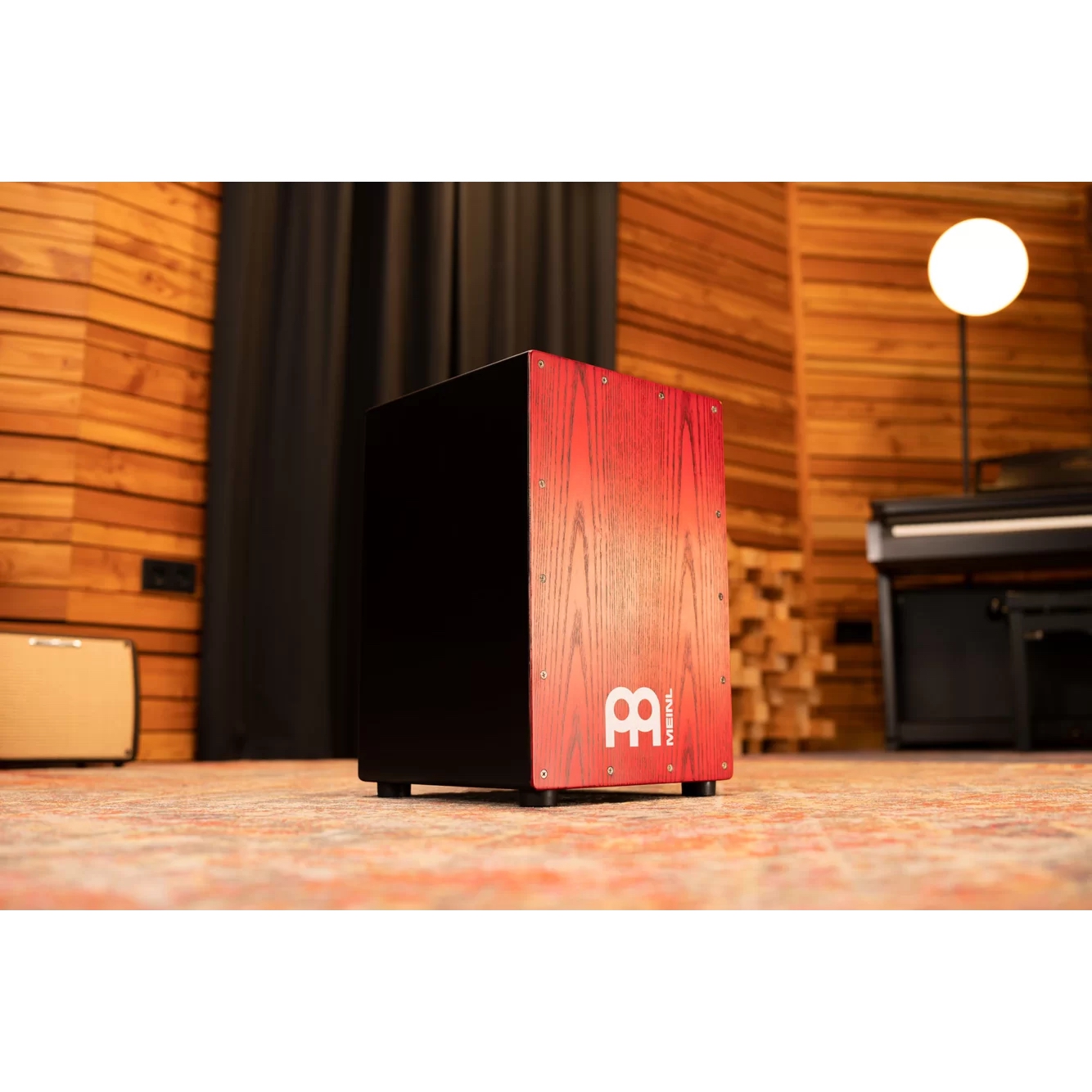 Meinl MCAJ100BK-TRF Frontplate Cajon (Tango Red Fade) 10