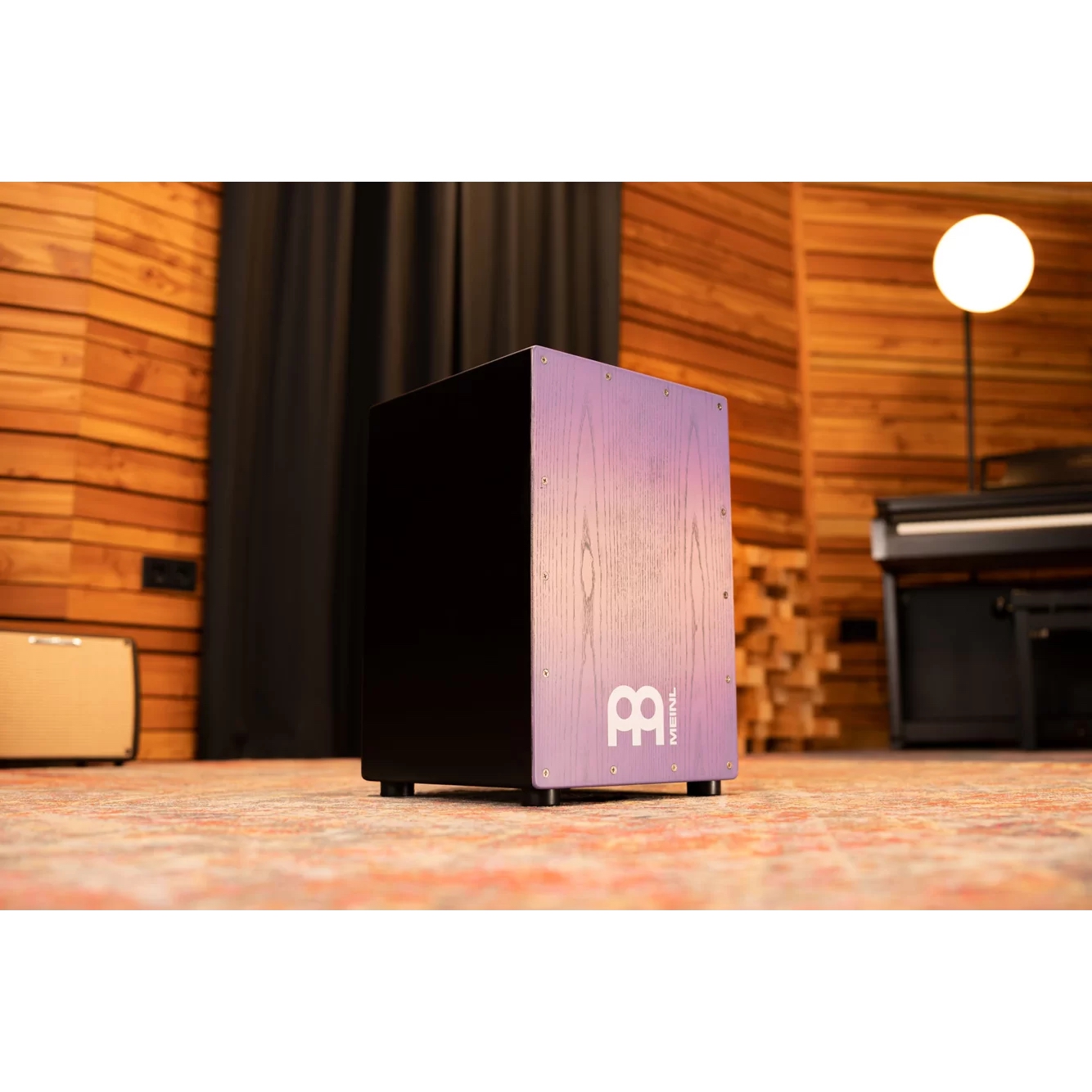Meinl MCAJ100BK-LPF Frontplate Cajon (Lilac Purple Fade) 10