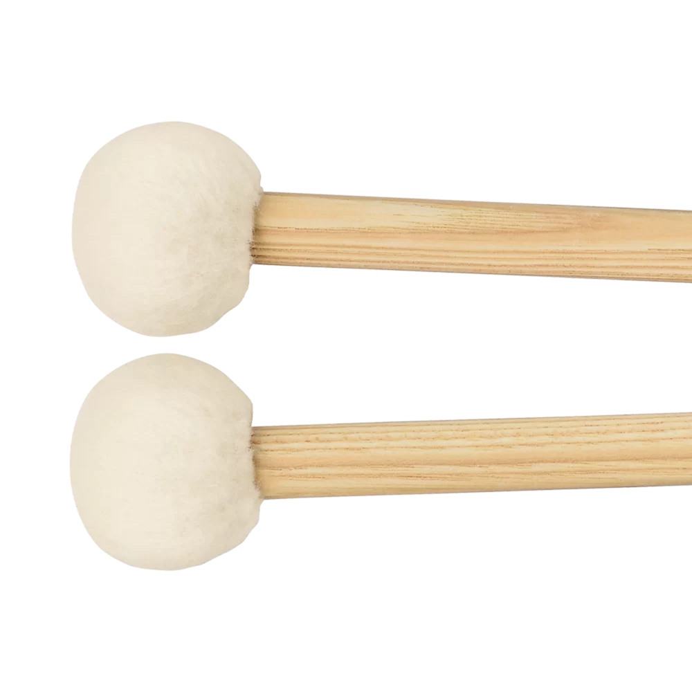 Meinl SB400 Super Soft Drum Set Mallet Stick & Brush (5A Hickory Handle) 2