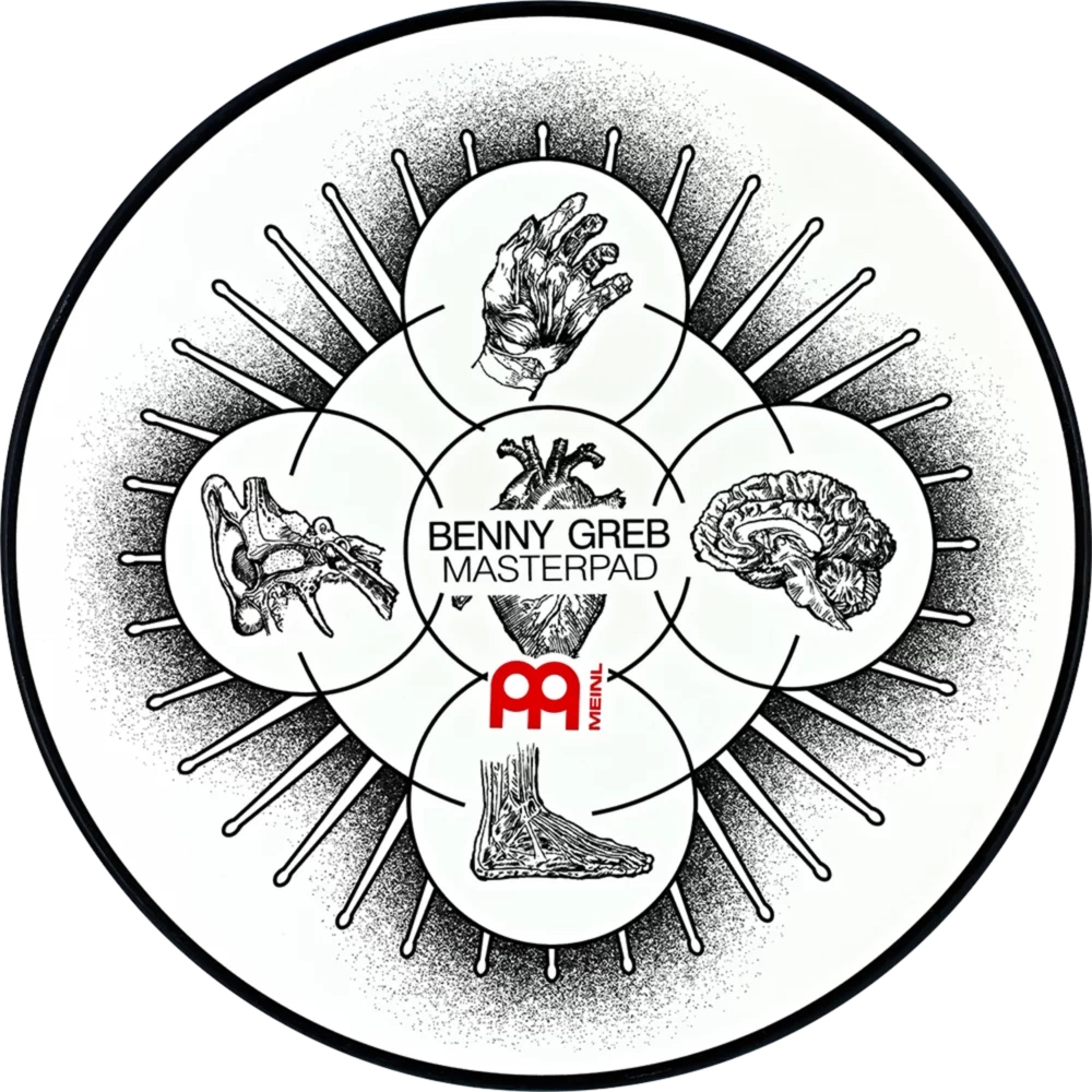 Meinl MPP-12-BG Benny Greb Masterpad 12'' Çalışma Pedi 1