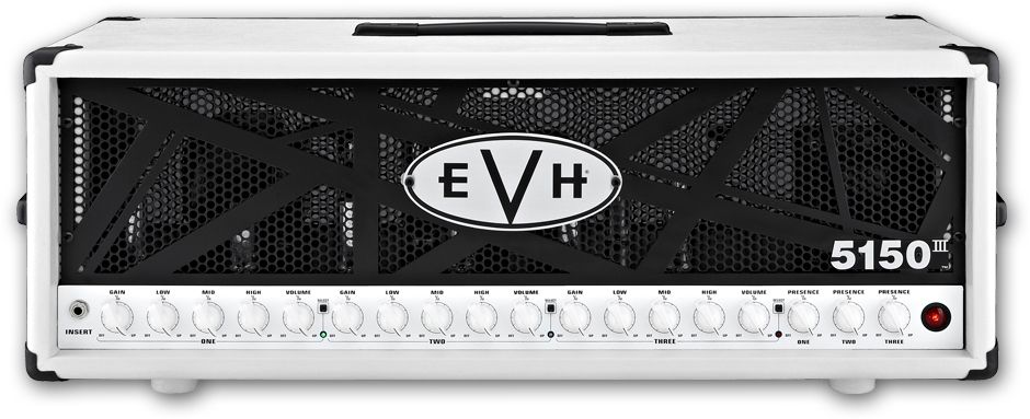 EVH 5150 III HD 100w Tube Amplifier Head Ivory 1
