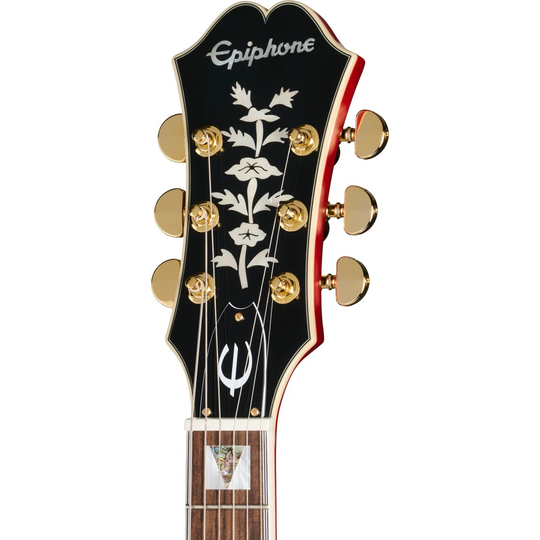 Epiphone Masterbilt Gem Archer Sheraton Elektro Gitar (Cherry Red) 4