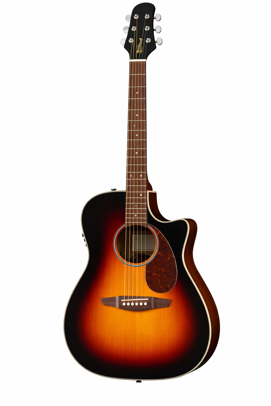 Fender California Debut Redondo Dreadnought Ceviz Klavye 2 Ton Sunburst Akustik Gitar 1