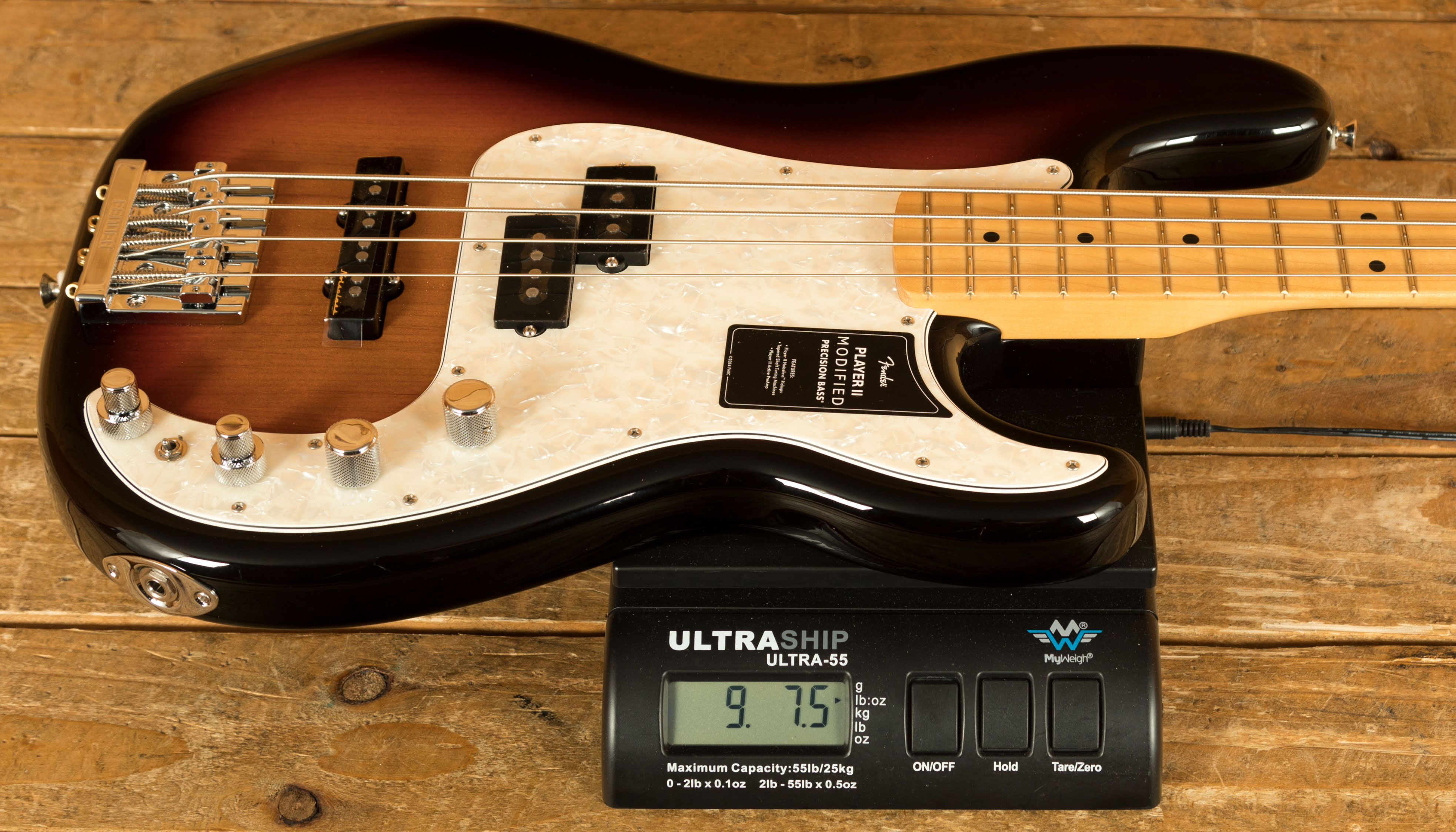 Fender Player II Modified Active Precision Bass Akçaağaç Klavye 3 Ton Sunburst Bas Gitar 2