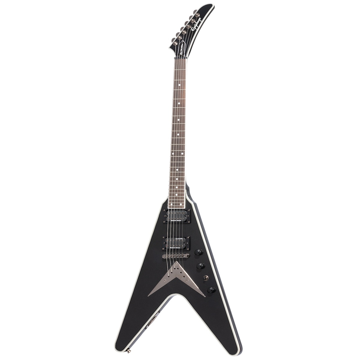 Epiphone Dave Mustaine Flying V Custom Elektro Gitar (Siyah) 1