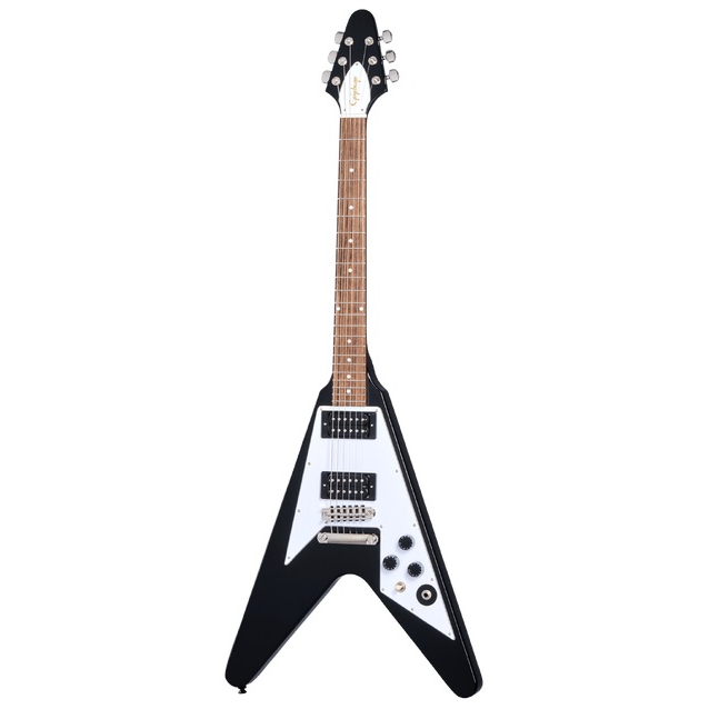 Epiphone Kirk Hammett 1979 Flying V Elektro Gitar (Ebony) 1
