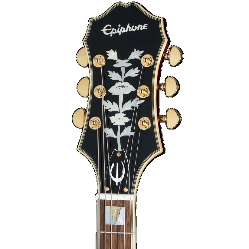 Epiphone Broadway Hollow Body Elektro Gitar (Wine Red) 5