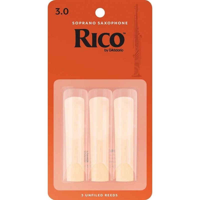 D\'Addario Woodwinds Rico RIA0330 Soprano Saksafon  Kamışı (3 lü) No:3 1